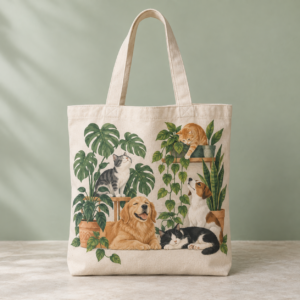 Paws and Plants Tote