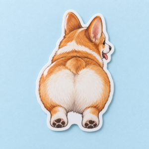 Corgi Butt Sticker