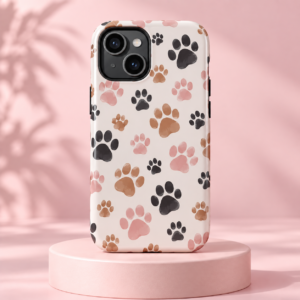 Paw Print Pattern Phone Case