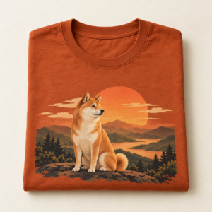 Shiba Sunset Tee
